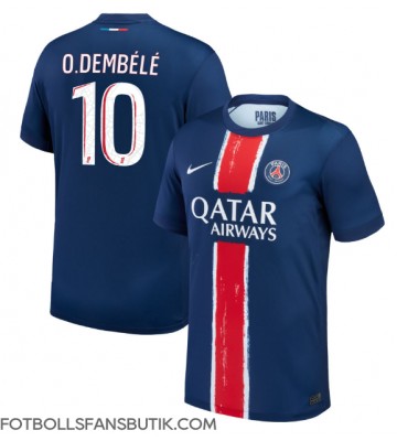 Paris Saint-Germain Ousmane Dembele #10 Replika Hemmatröja 2024-25 Kortärmad